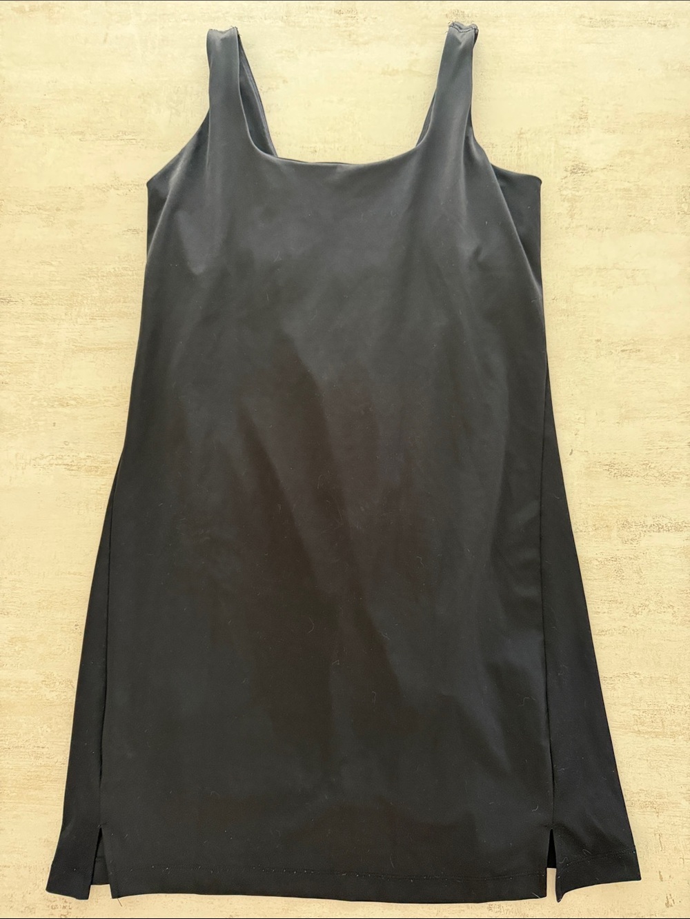 Old Navy Black Active Powersoft Dress with Built-In Bra
